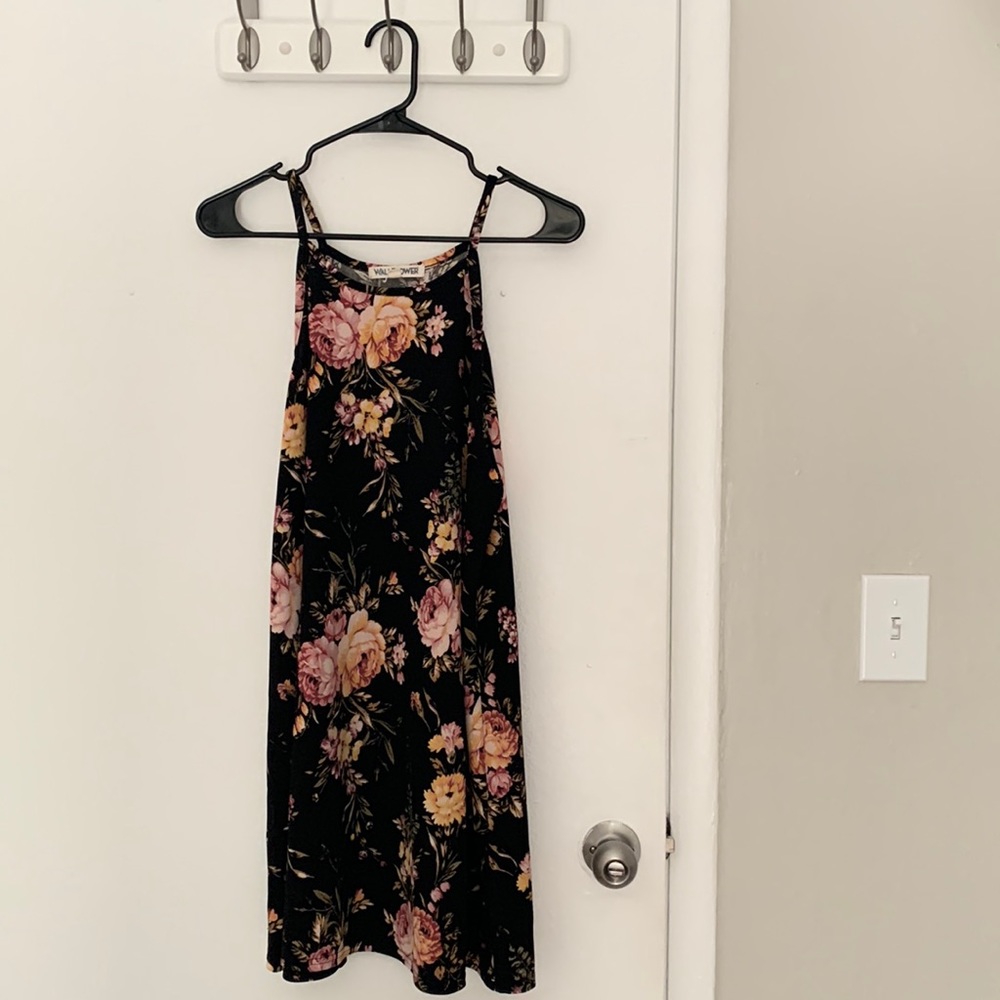 Junior’s wallflower Natalie chiffon swing dress